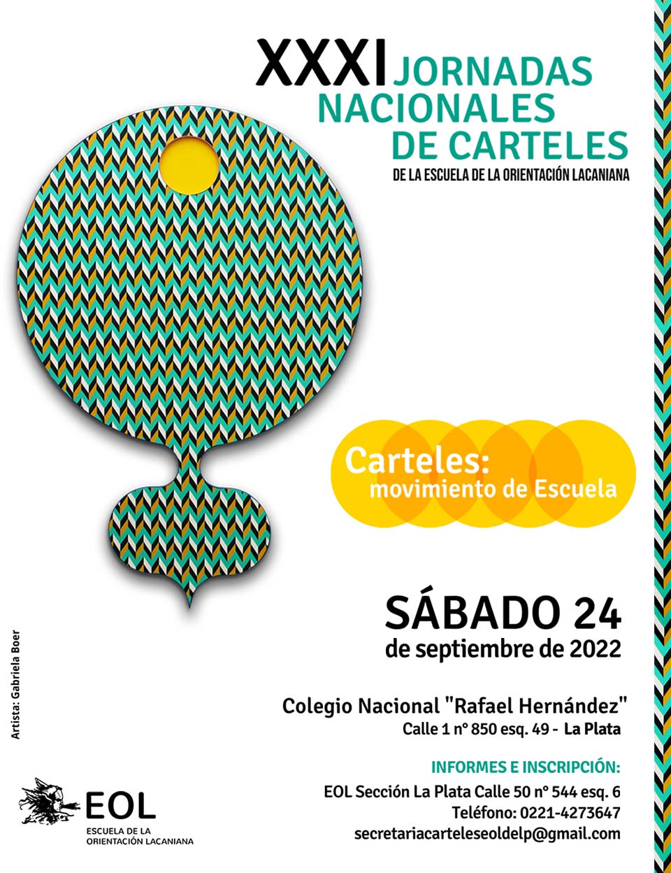 Afiche XXXI Jornadas Nacionales de Carteles